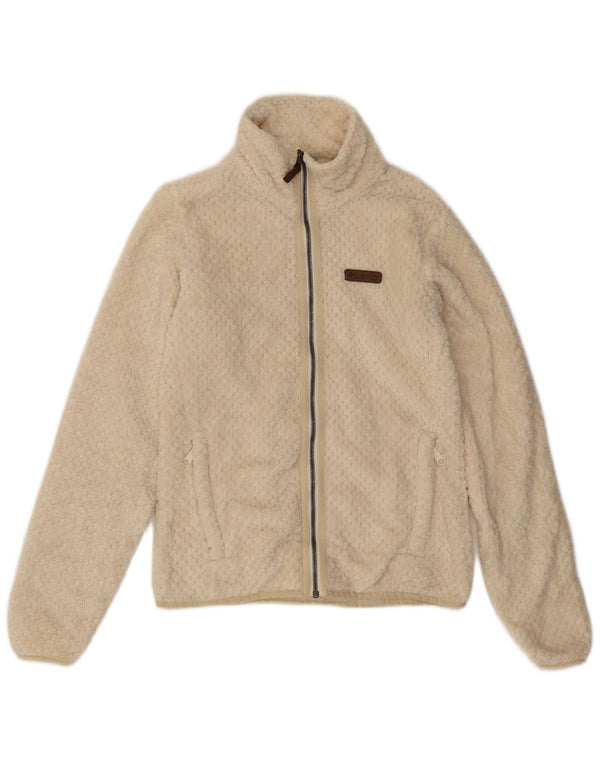 Columbia Damen Fleecejacke UK 10 Small Off White Polyester