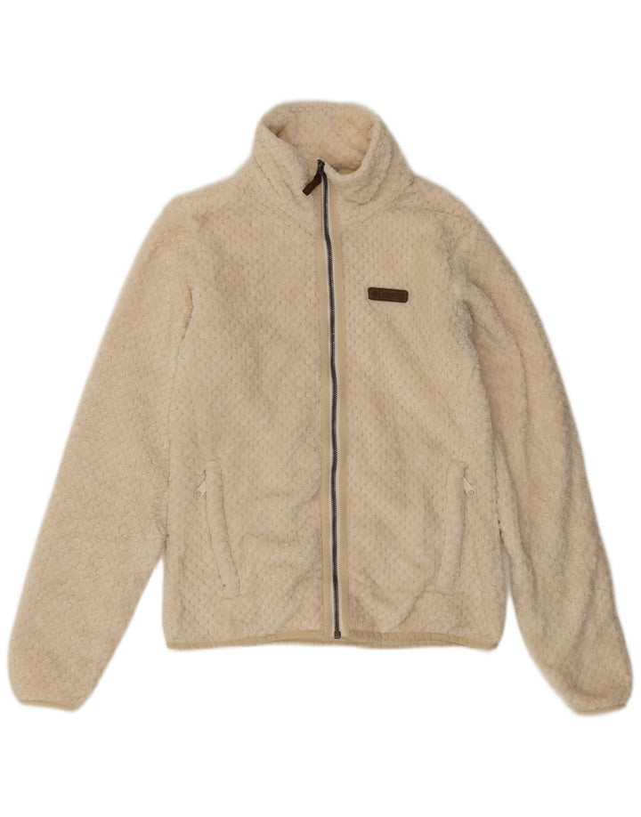 Columbia Damen Fleecejacke UK 10 Small Off White Polyester