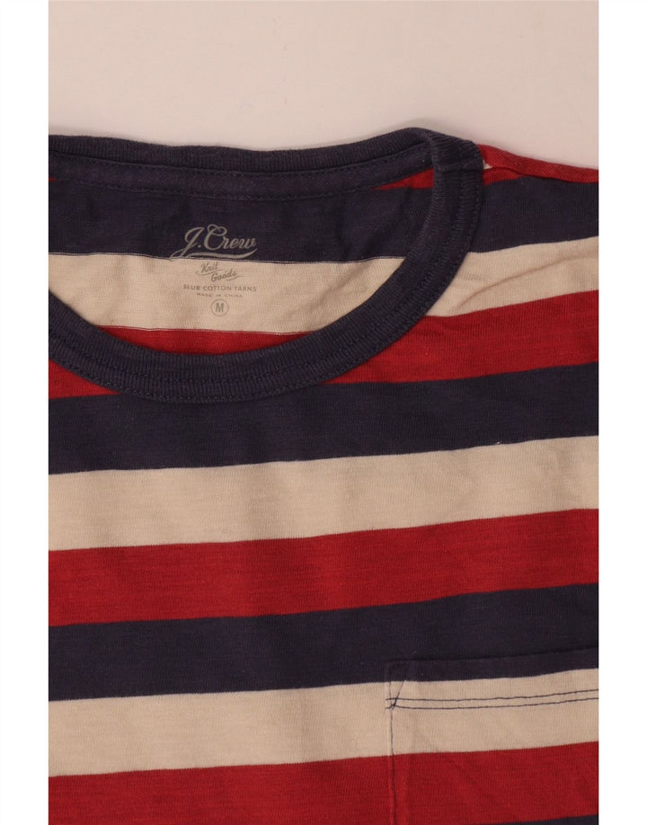 J. Crew Herren-T-Shirt-Oberteil, mittelgroß, mehrfarbig, gestreift, Baumwolle