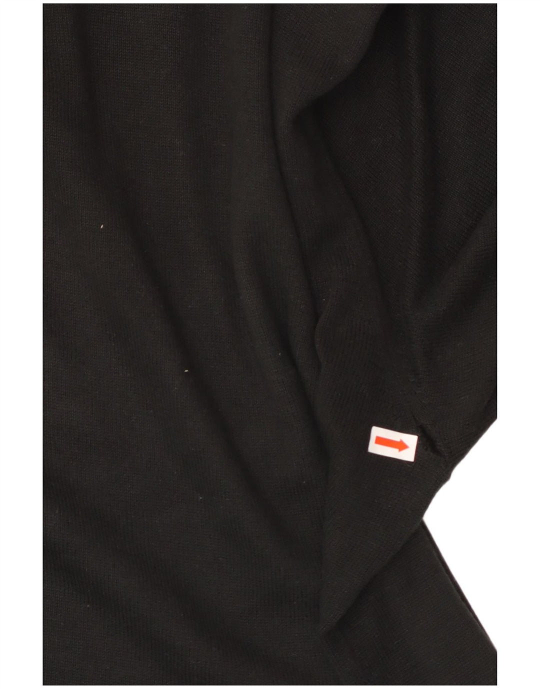 TOMMY HILFIGER Herren-Pullover mit V-Ausschnitt, groß, schwarze Baumwolle