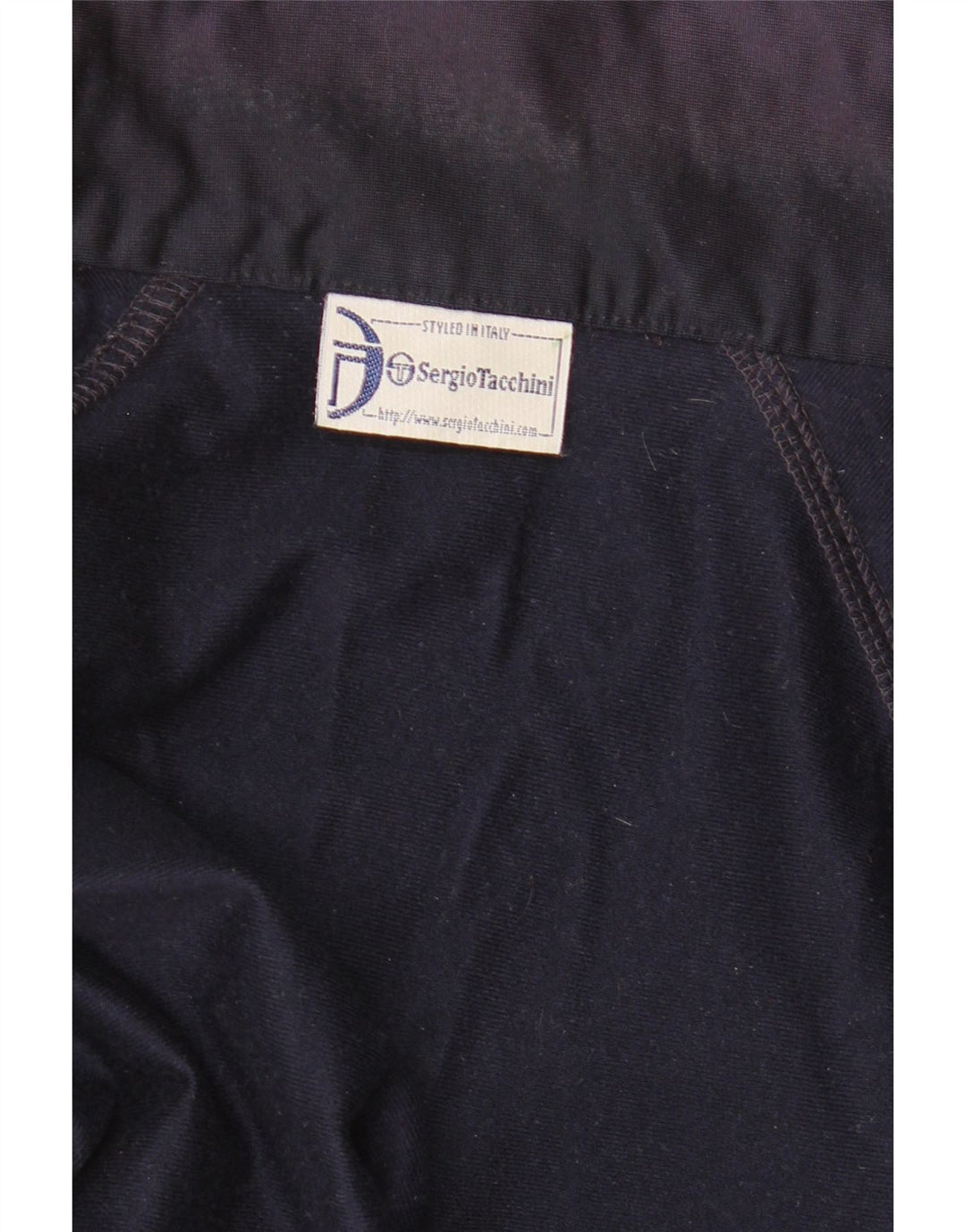 Sergio Tacchini Herren-Trainingsanzugoberteil mit Grafik, XL, Marineblau