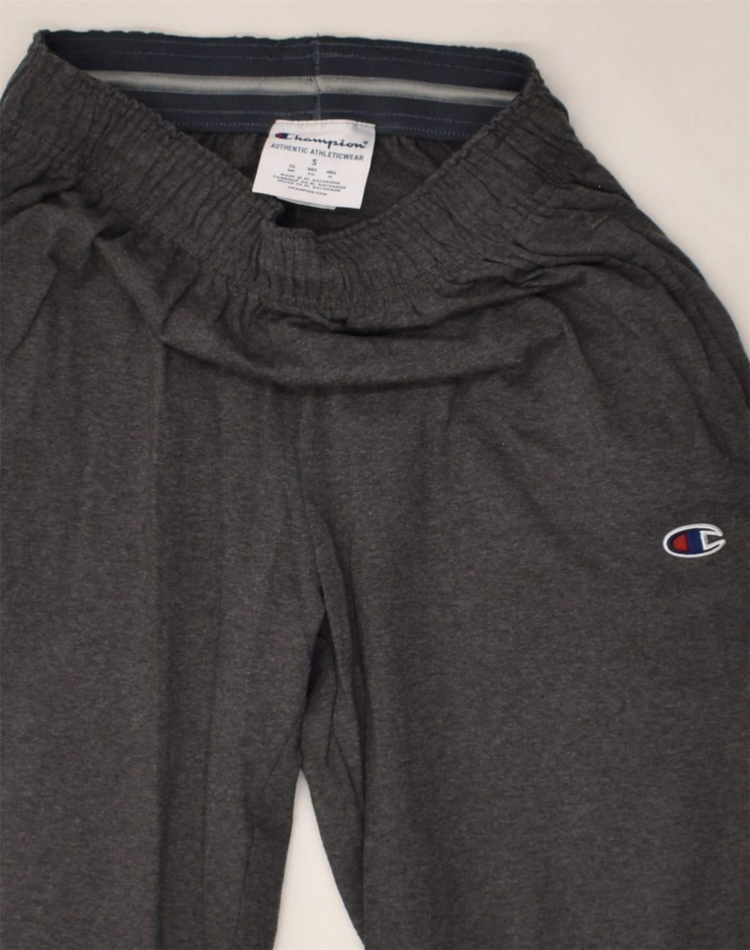 CHAMPION Mens Straight Tracksuit Trousers Small Grey Cotton | Vintage Champion | Thrift | Second-Hand Champion | Used Clothing | Messina Hembry 