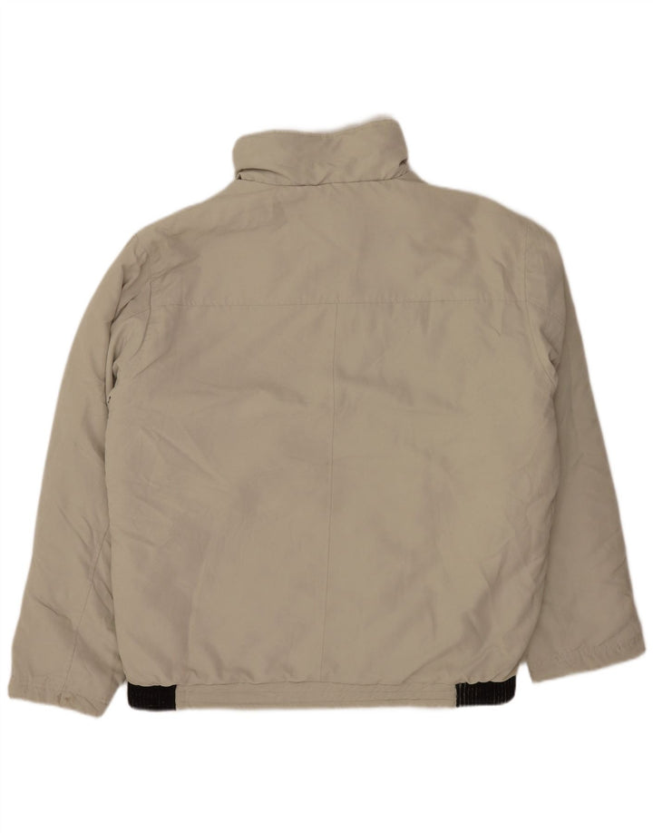 Vintage Herren Bomberjacke UK 42 XL Beige Colourblock Polyester