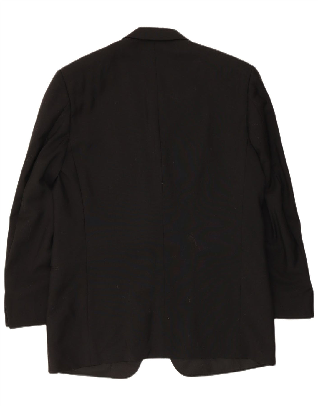 Mario Zegna Herren-Blazer mit 1 Knopf, IT 50, große schwarze Wolle im Farbblock-Design
