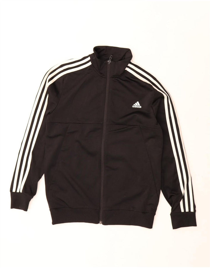ADIDAS Climalite-Trainingsanzug für Jungen, 13–14 Jahre, schwarzes Polyester
