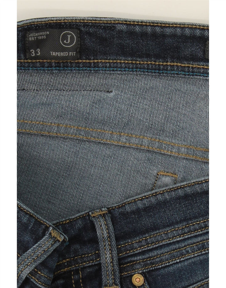 JECKERSON Mens Tapered Jeans W33 L30 Blue Cotton Vintage Jeckerson and Second-Hand Jeckerson from Messina Hembry 