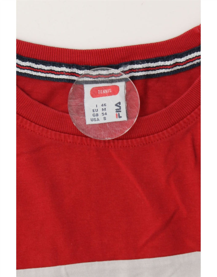 Fila Herren Tennis Graphic Top Langarm IT 46 Small Mehrfarbig