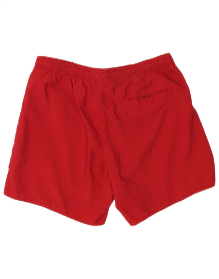 Emporio Armani Herren Badeshorts IT 48 Mittelrotes Polyester