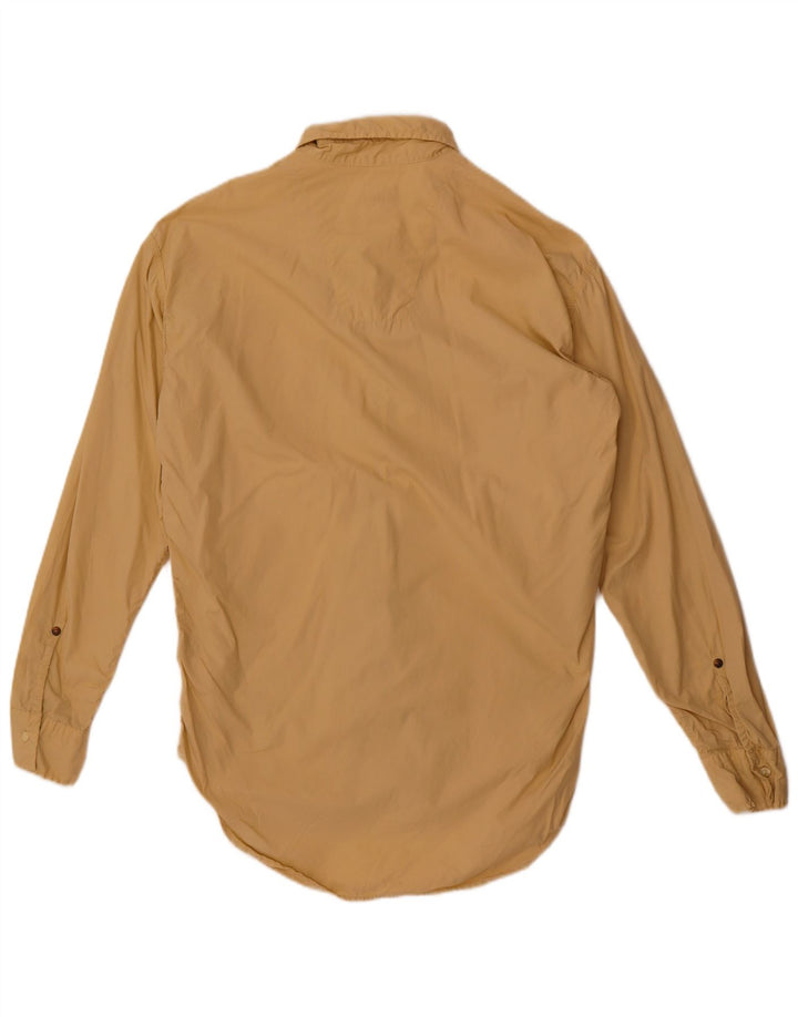 Replay Damen-Hemd UK 18 XL Beige Baumwolle