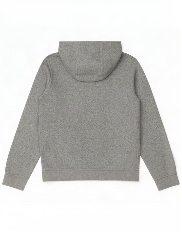 Nike Boys Hoodie Jumper 13-14 Years XL Grey Flecked Cotton