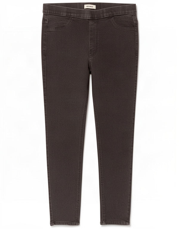 Marks & Spencer Damen Jegging-Jeans UK 14 Medium W30 L26 Graue Baumwolle