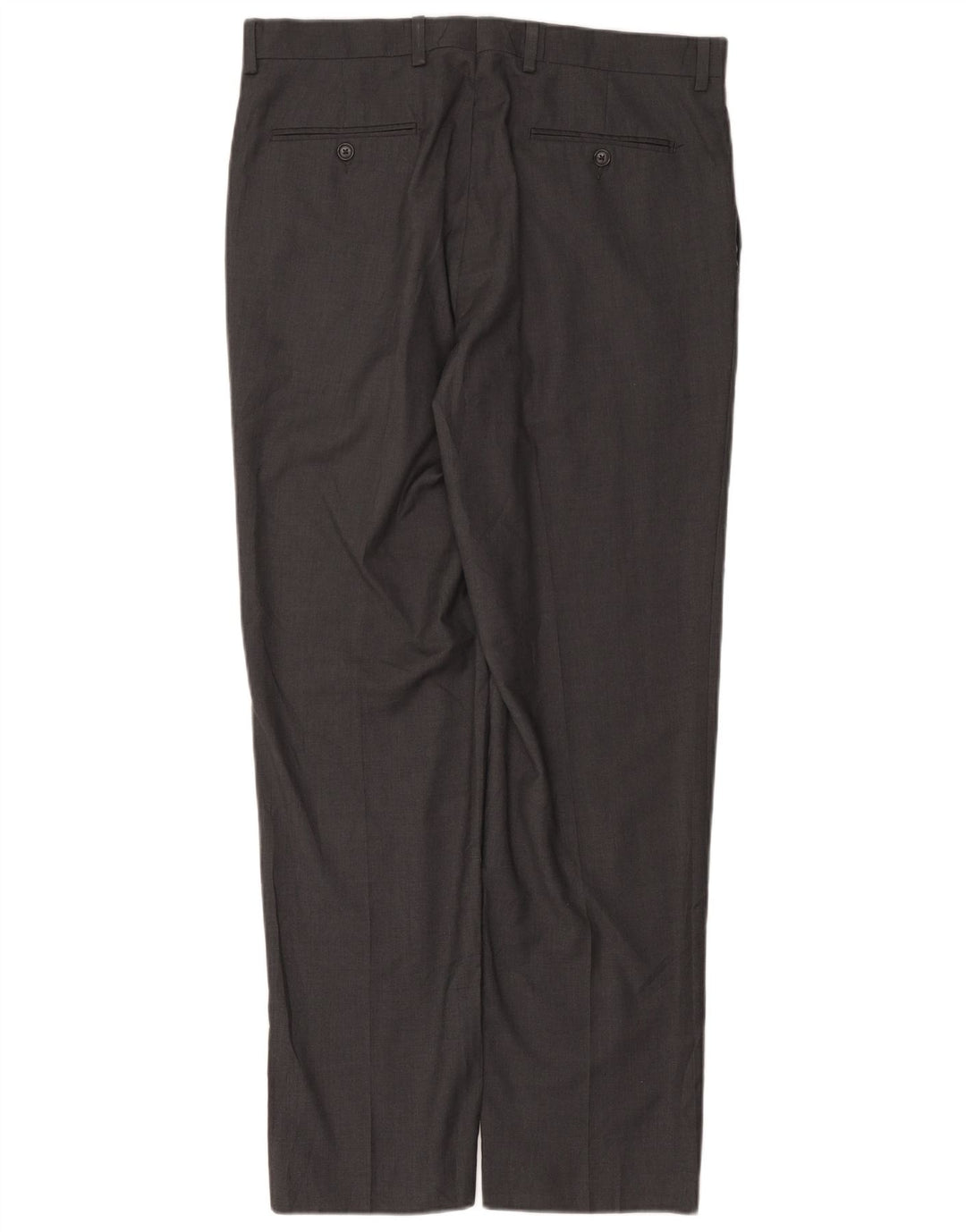 RALPH LAUREN Gerade Herren-Anzughose W34 L32 Graues Polyester