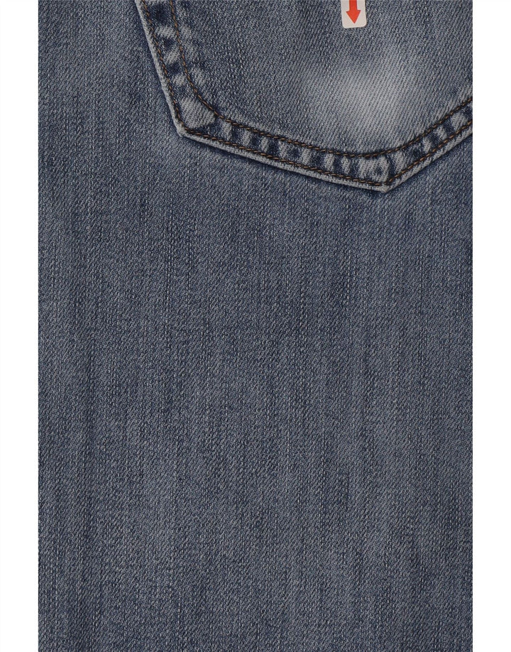 Marks & Spencer Herren Blue Harbor Straight Jeans W32 L29 Blaue Baumwolle