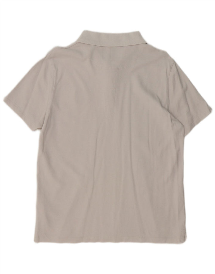 LYLE & SCOTT Herren-Poloshirt, groß, cremefarbene Baumwolle