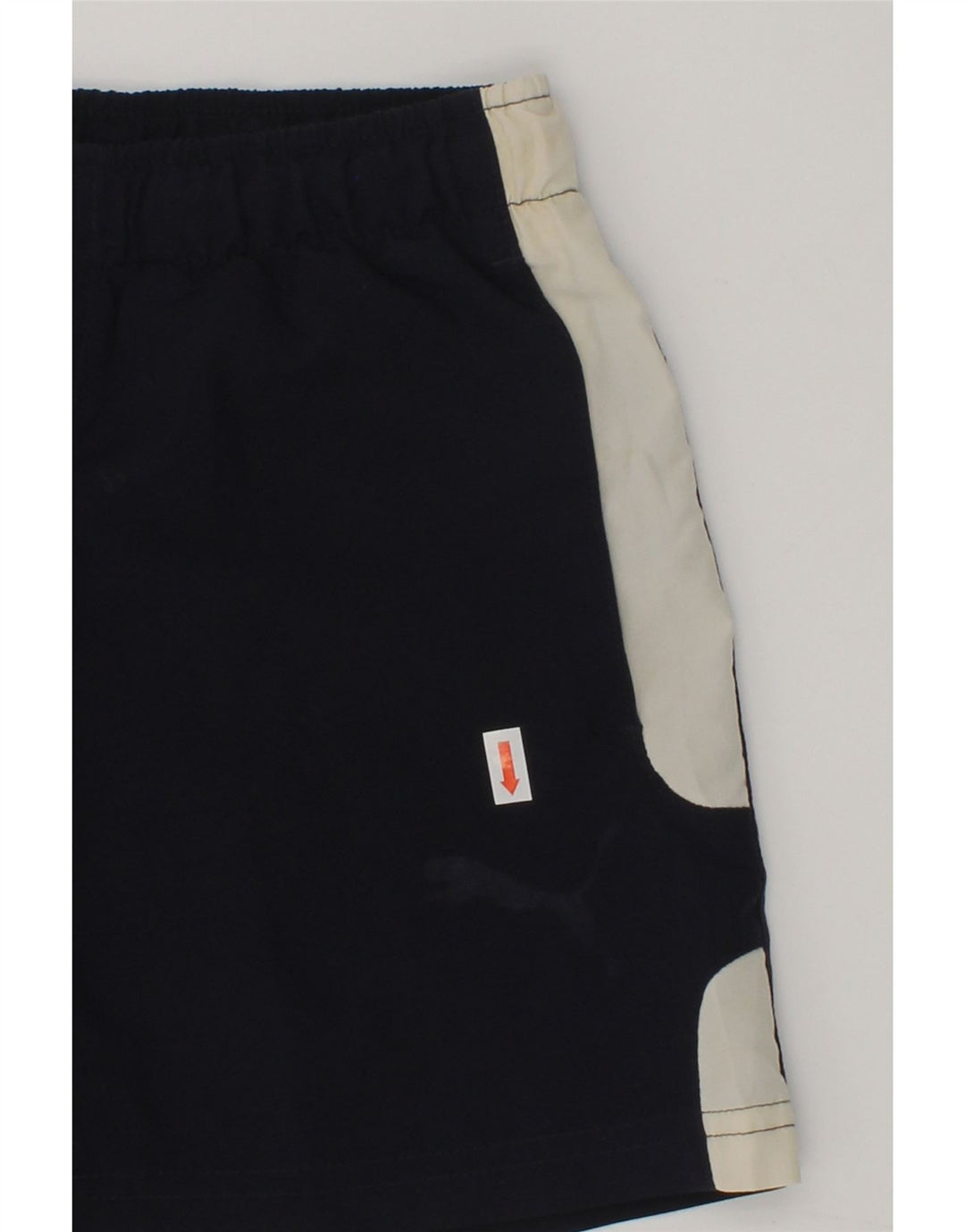 PUMA Boys Sport Shorts 15-16 Years Navy Blue Colourblock Polyester | Vintage Puma | Thrift | Second-Hand Puma | Used Clothing | Messina Hembry 