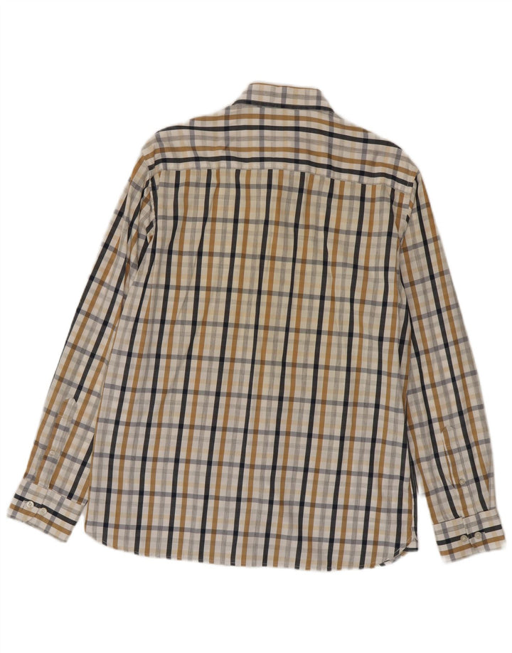 Marks & Spencer Herren-Hemd „Blue Harbor“, mittelgroß, mehrfarbig, Gingham-Baumwolle