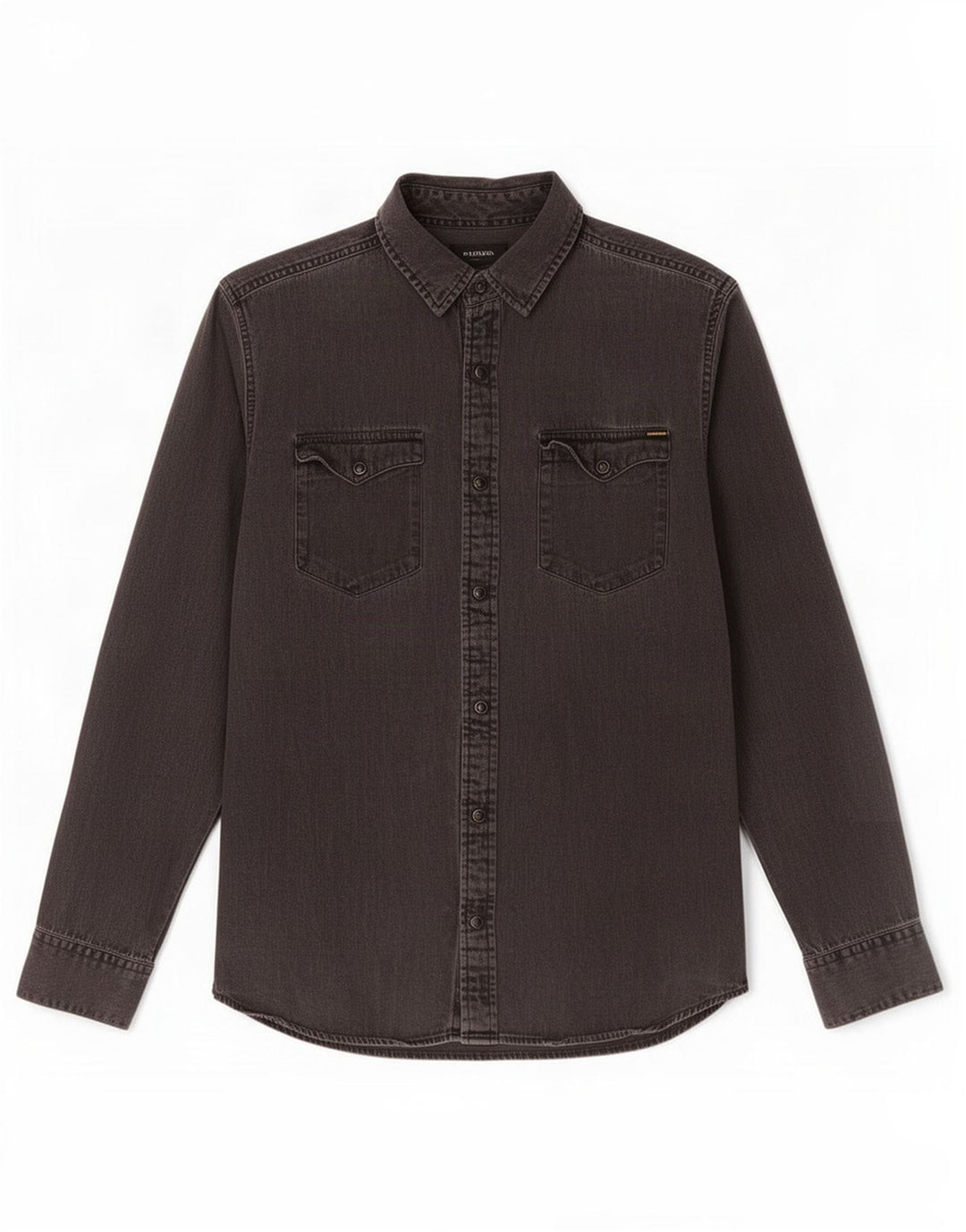 Jack & Jones Herren-Jeanshemd, große graue Baumwolle