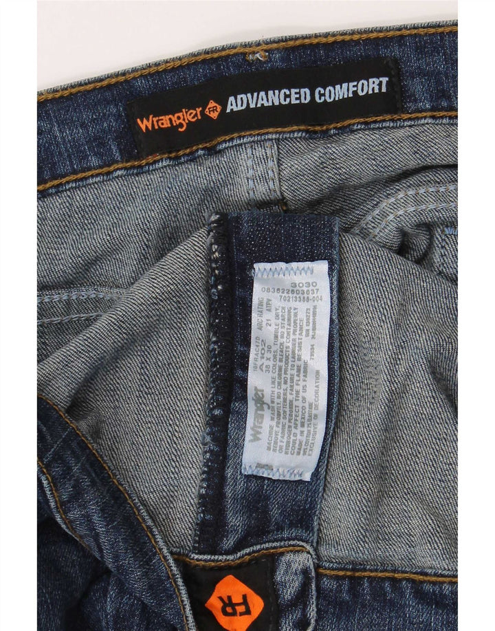 Wrangler Herren Straight Jeans W38 L30 Blaue Baumwolle