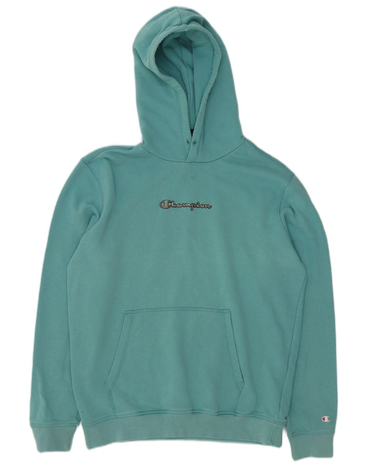 CHAMPION Herren-Kapuzenpullover, groß, aus blauer Baumwolle