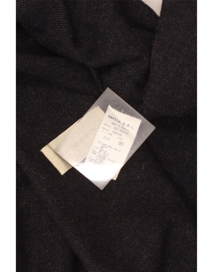 Mauro Grifoni Zweireihiger Herren-Blazer IT 50 Large Marineblau