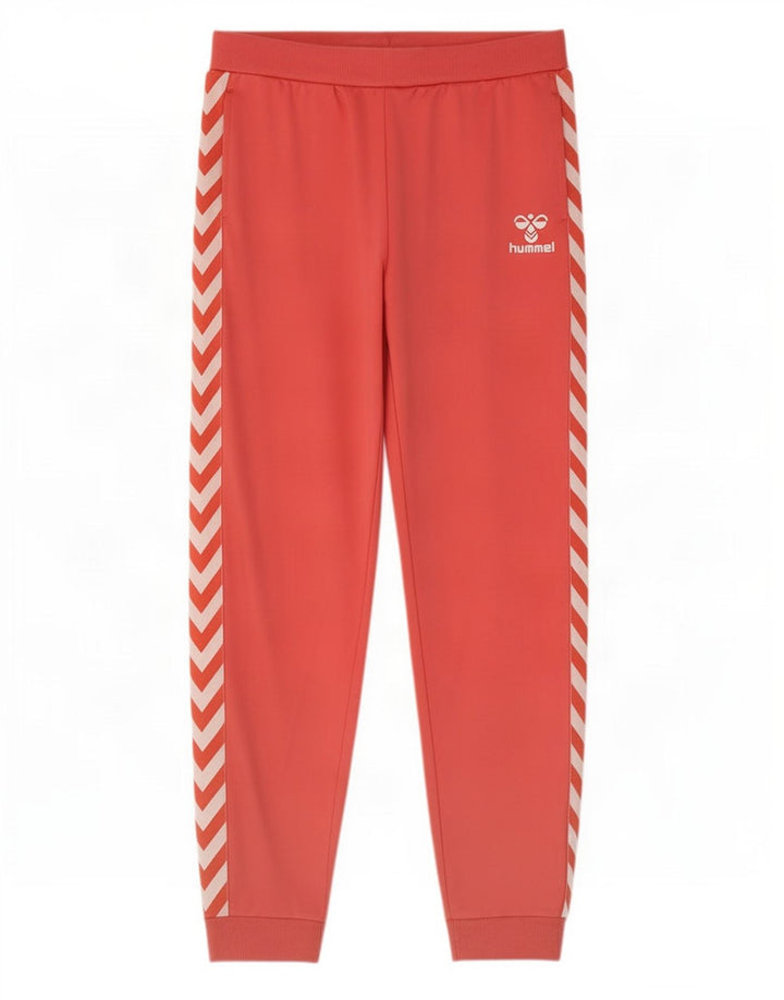 Hummel Herren-Trainingsanzughose mit Grafik, mittelrosa, Polyester