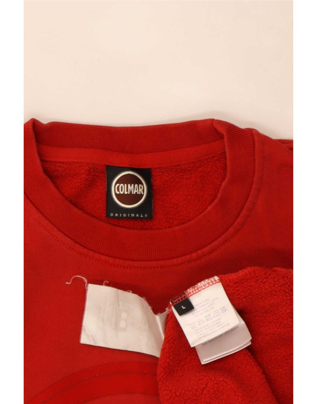 Colmar Herren-Sweatshirt mit Grafik, groß, aus roter Baumwolle
