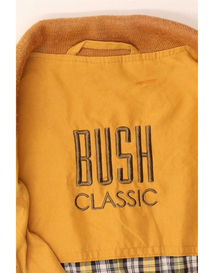 Bush Herren Bomberjacke UK 36 Small Yellow Polyester