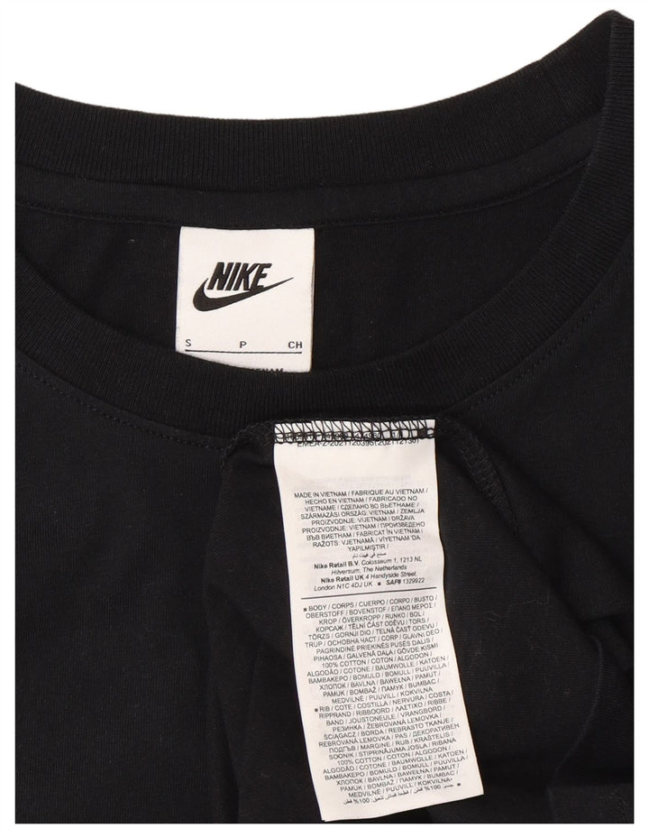 Nike Herren-T-Shirt mit Grafik, Größe S, schwarze Baumwolle