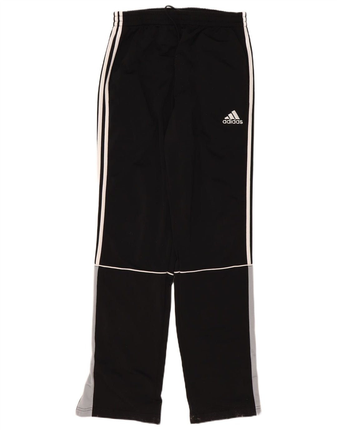 Adidas Herren-Trainingshose UK 40/42 Mittelschwarzes Colourblock-Polyester