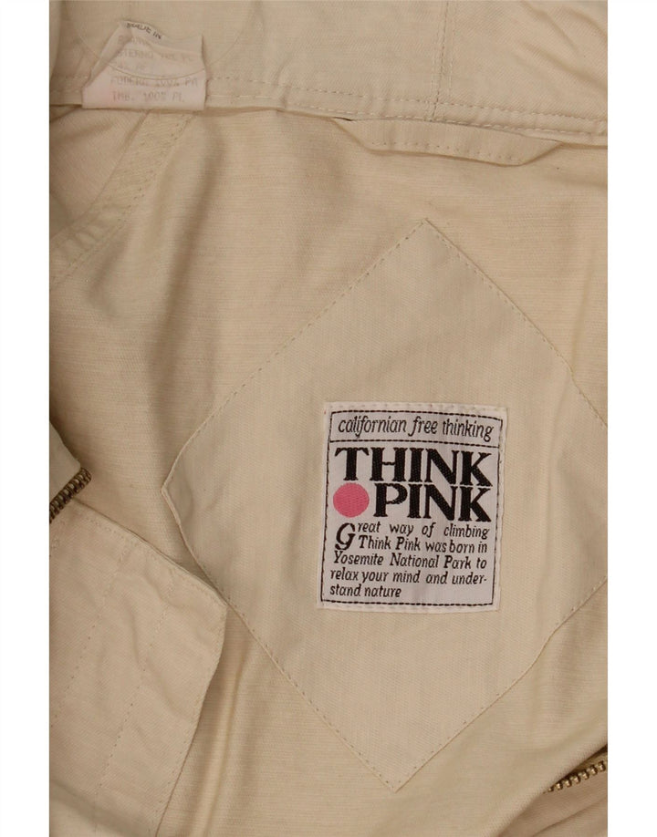 THINK PINK Herren-Utility-Jacke IT 50 Large Beige