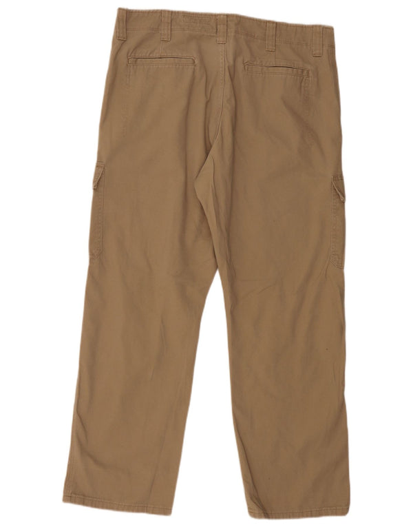 Wrangler Herren-Cargohose mit entspannter Passform, W36, L30, beige Baumwolle