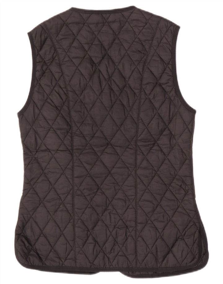 Barbour Damen Steppweste UK 8 Small Schwarz Polyamid