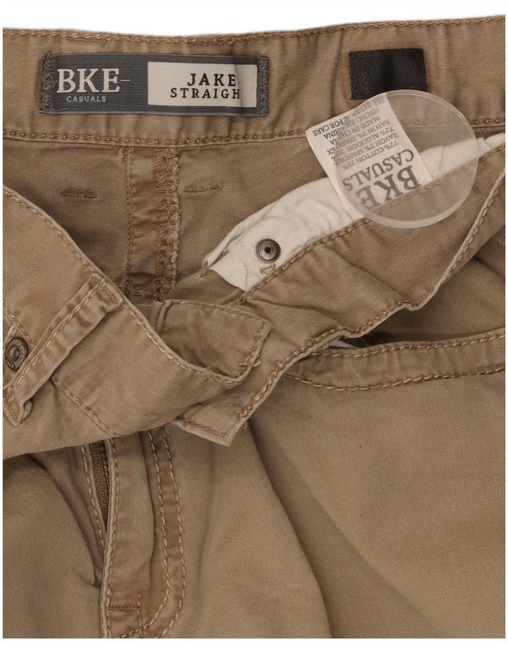 BKE Herren Jake Casual Shorts W32 Mittelbeige Baumwolle