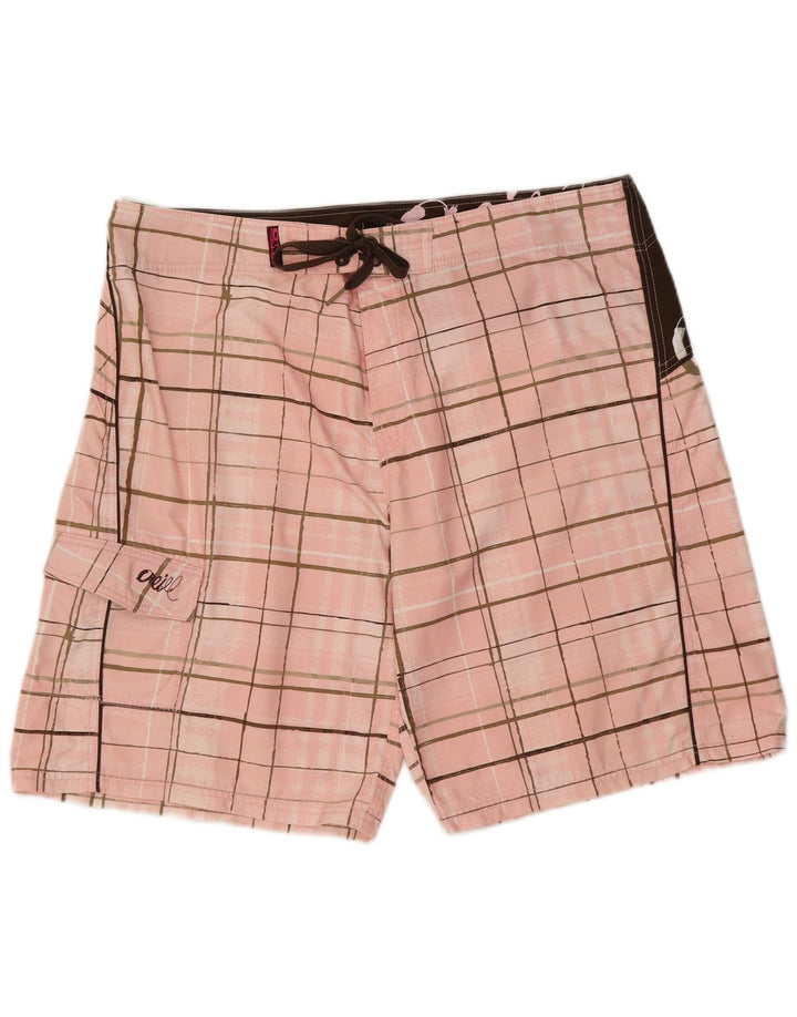 O'Neill Herren Badeshorts XL Pink Check