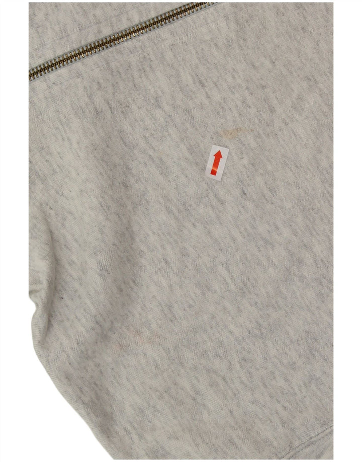 CHAMPION Damen-Trainingsanzug-Oberteiljacke UK 16 Large Grau meliert