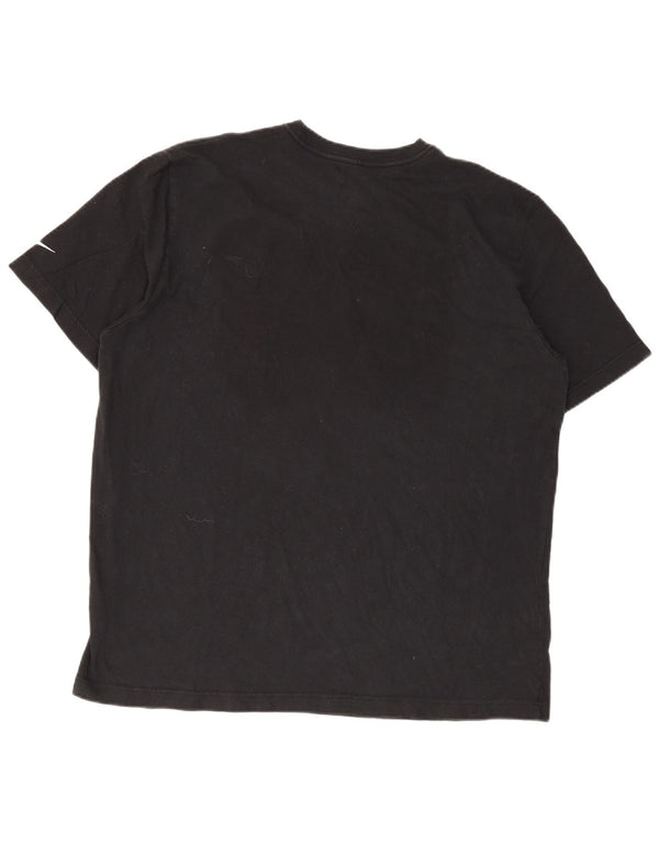 Nike Herren Carolina Panthers Regular Fit Graphic T-Shirt Top XL Schwarz Baumwolle