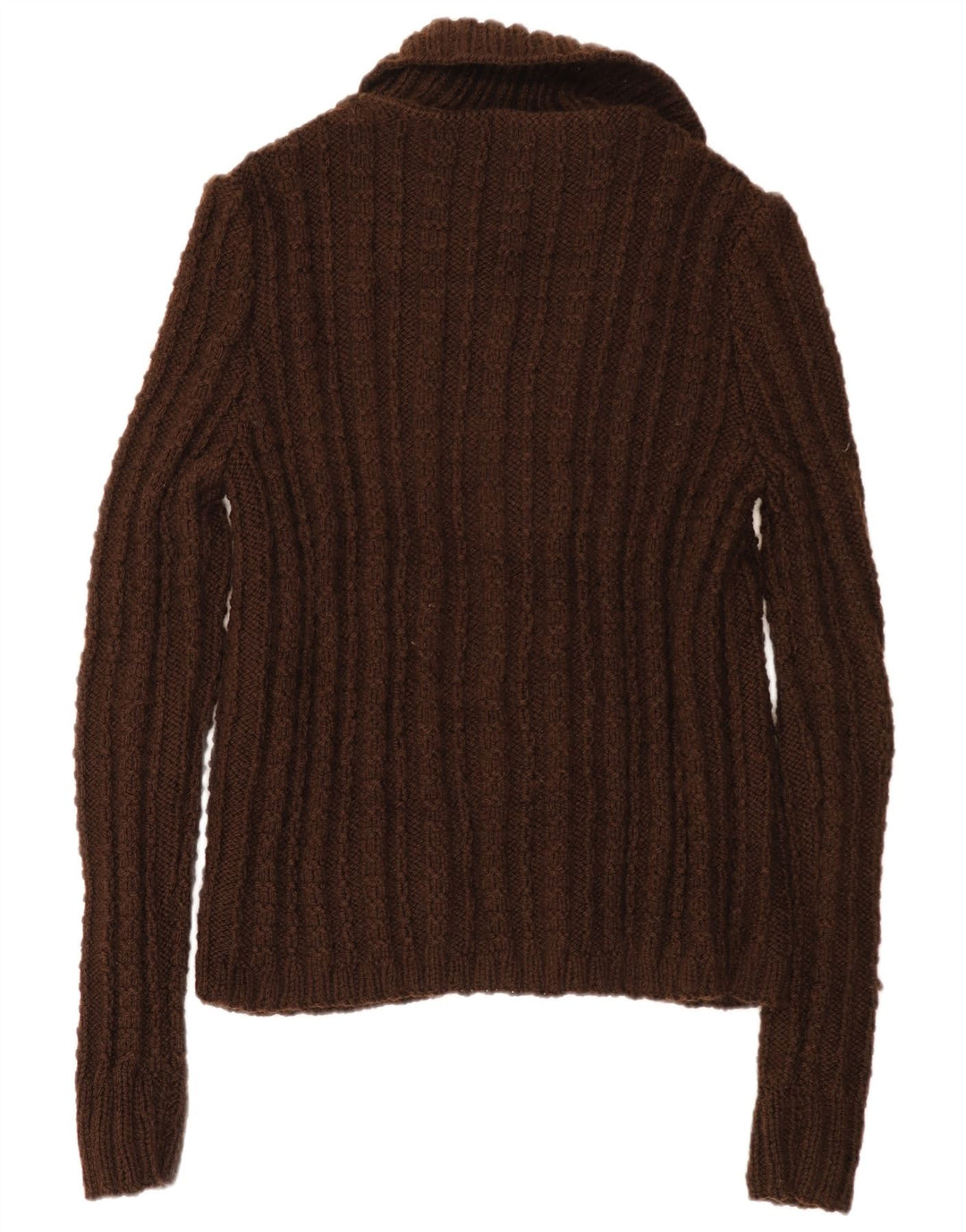 Vintage Damen Cardigan Pullover UK 18 XL Braun