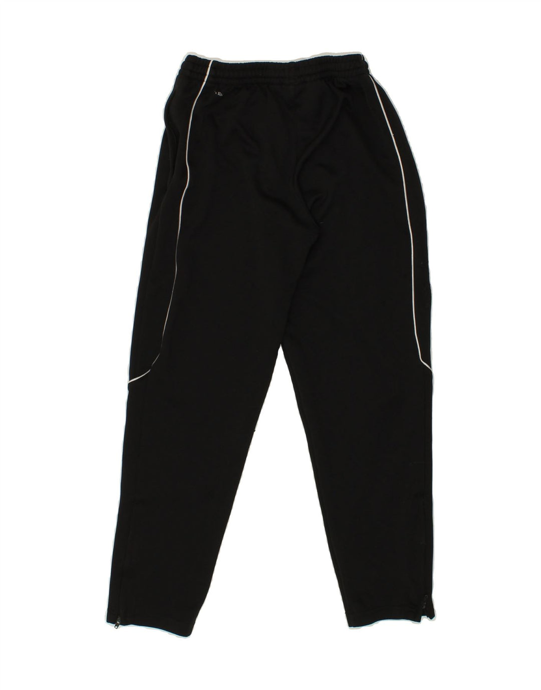 ADIDAS Boys Climalite Tracksuit Trousers 11-12 Years Black Polyester Vintage Adidas and Second-Hand Adidas from Messina Hembry 