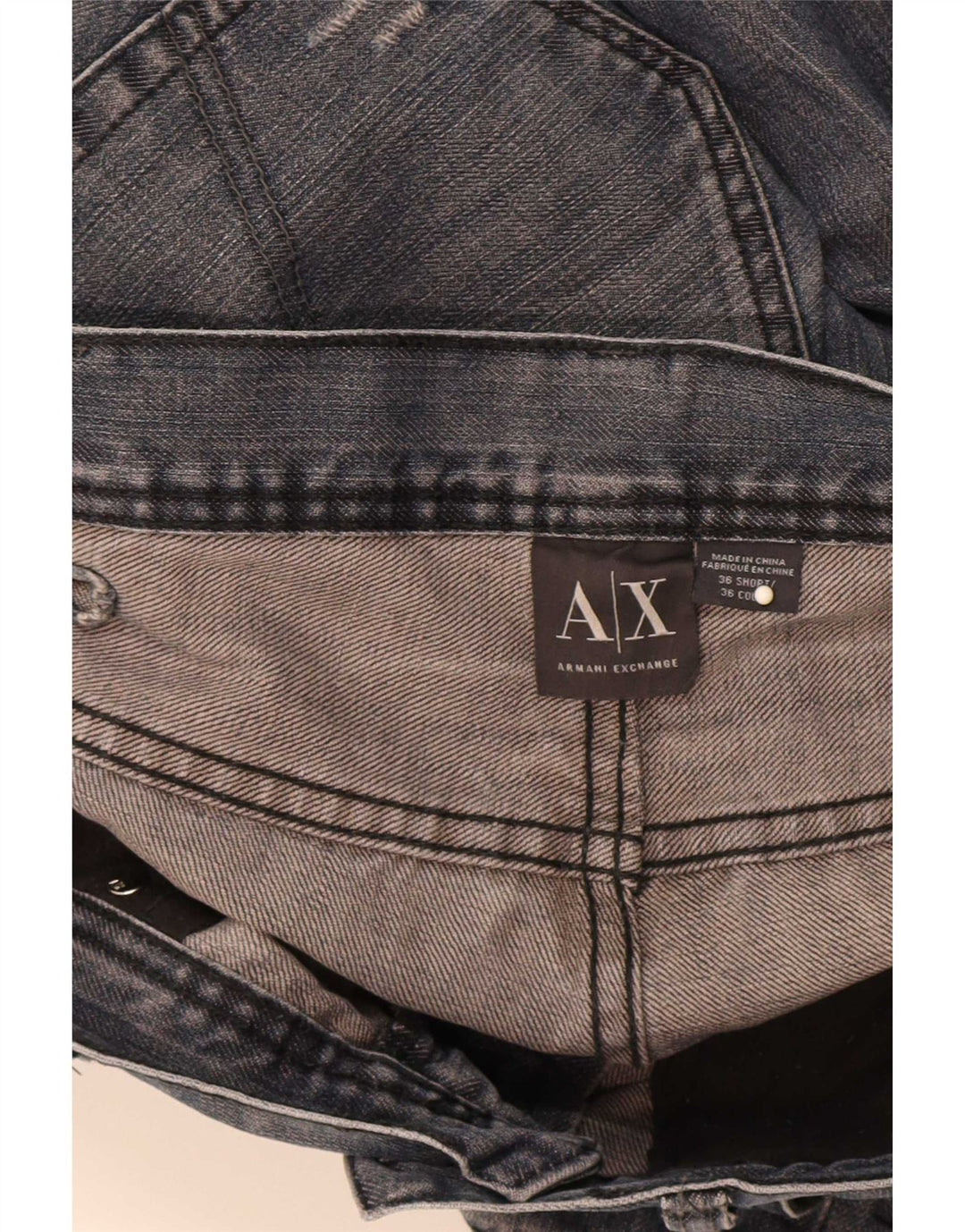 Armani Exchange Herren Straight Jeans W36 L31 Blau
