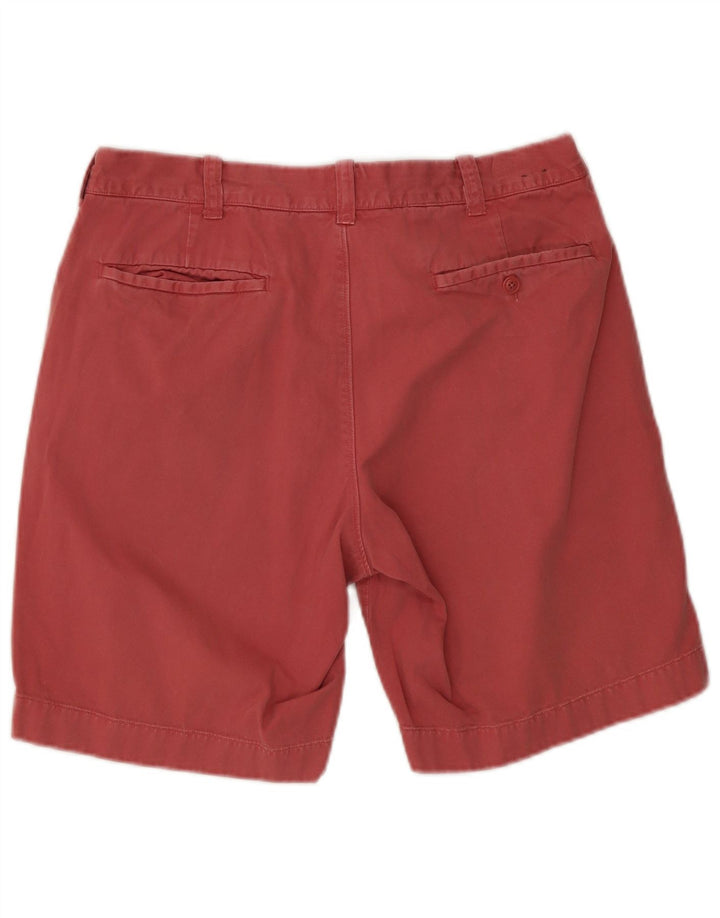 J. CREW Herren Chinoshorts W33 Mittelrote Baumwolle