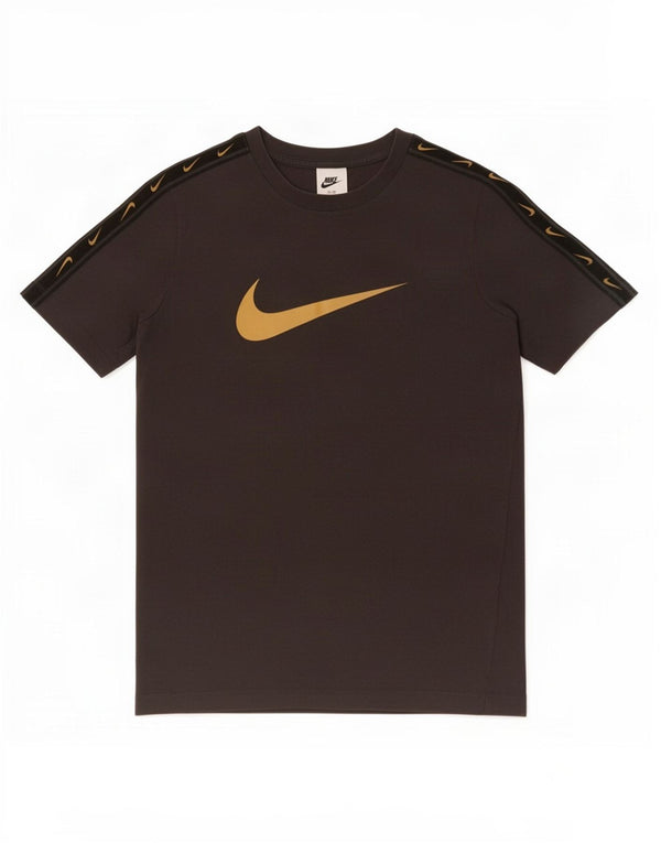 Nike Boys Graphic T-Shirt Top 13-14 Years Grey Cotton