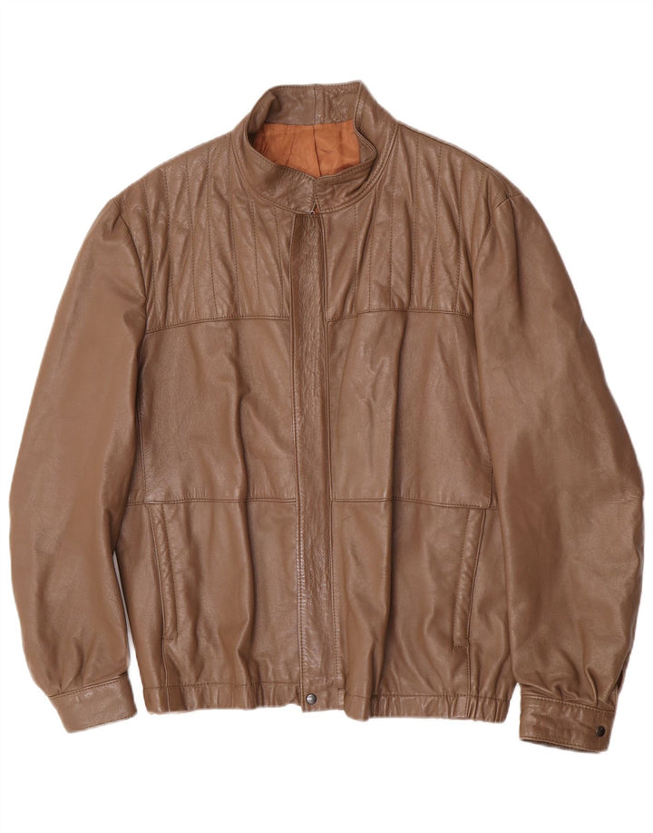Vintage Herren Lederjacke UK 40 Large Braun