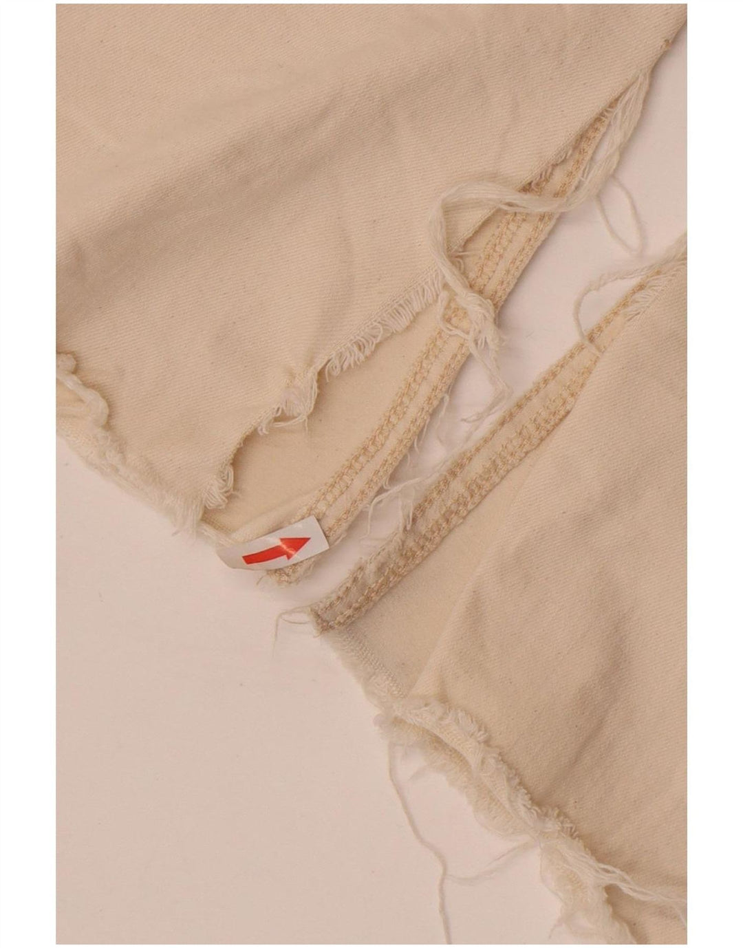 Zara Damen Bootcut Jeans EU 38 Small W28 L32 Off White