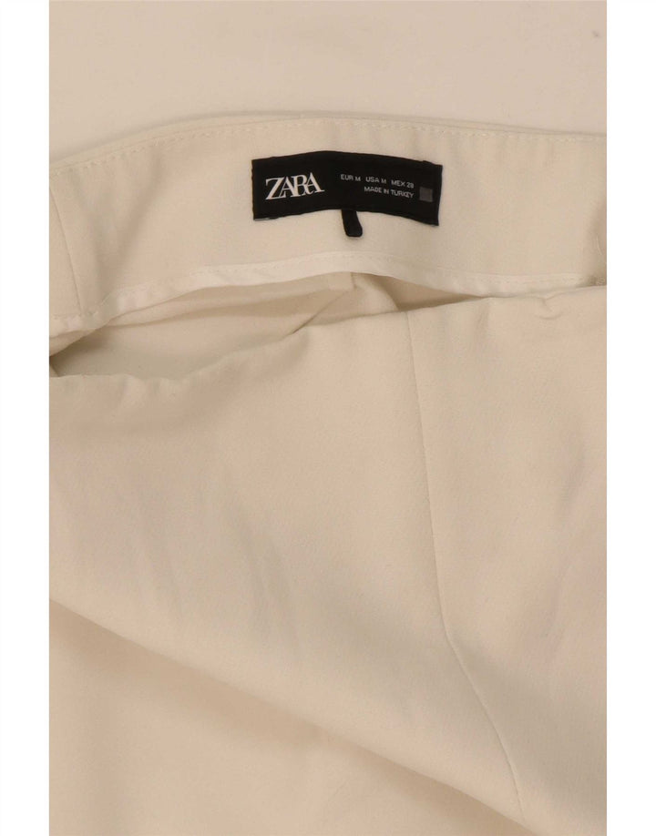 Zara Damen Skort Hot Pants Medium W28 Weiß