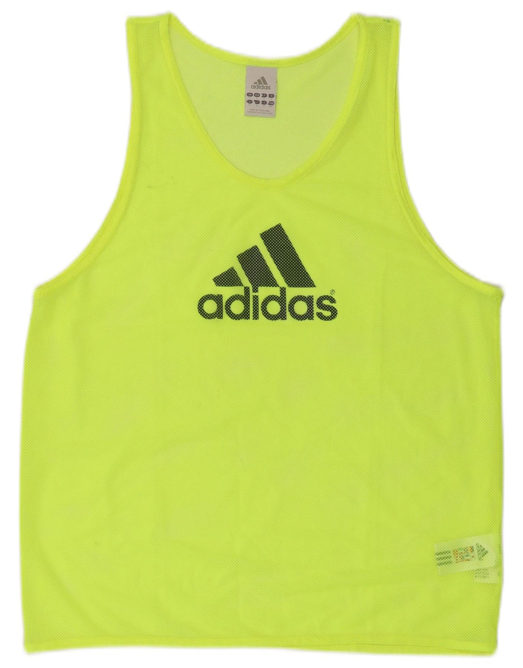 Adidas Herren Graphic Weste Top Small Gelb Polyester