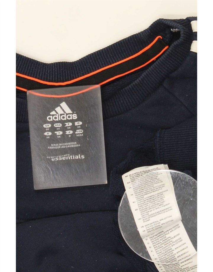 Adidas Herren Sweatshirt Pullover Medium Marineblau Baumwolle