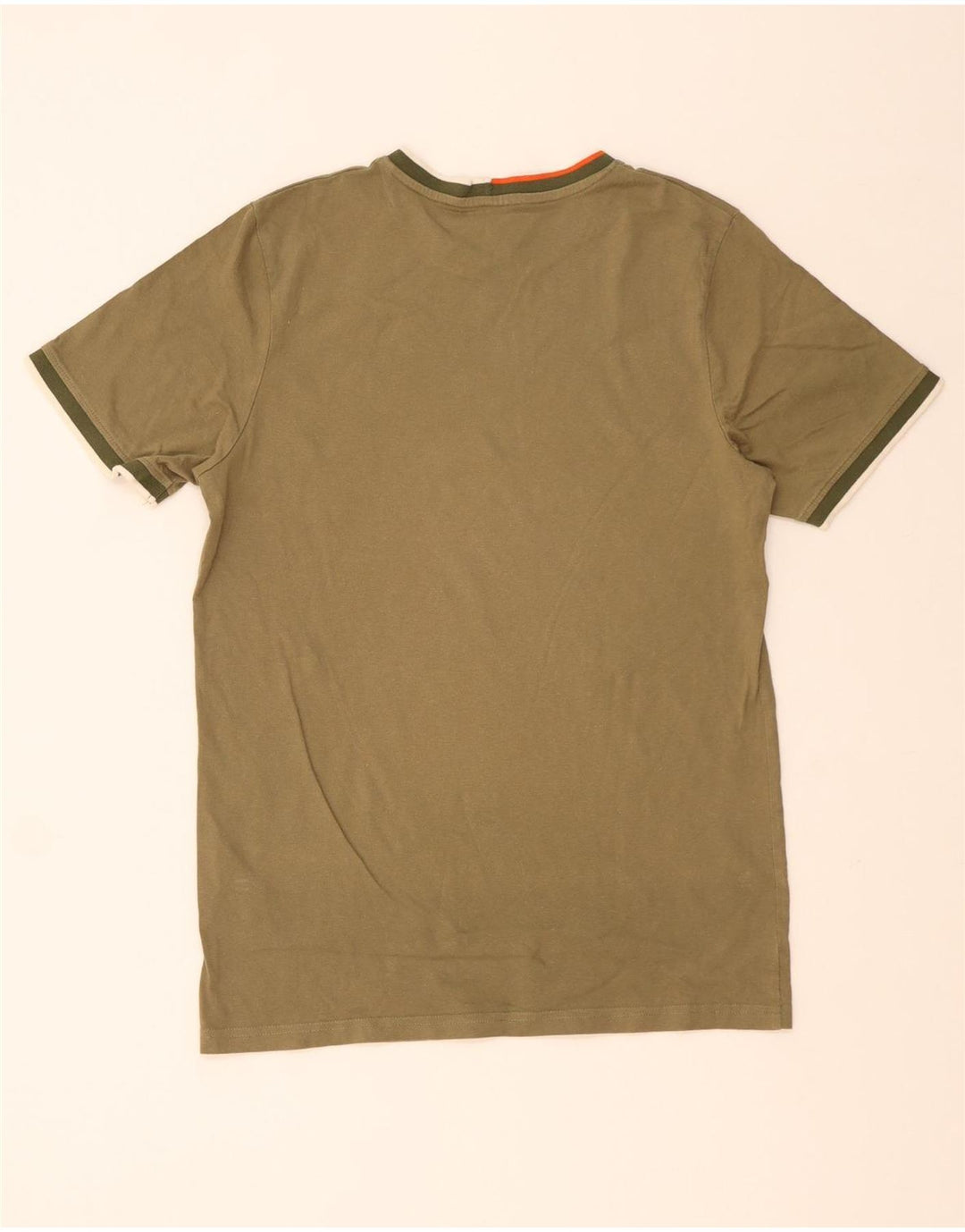 JACK & JONES Herren T-Shirt Top Large Khaki Baumwolle