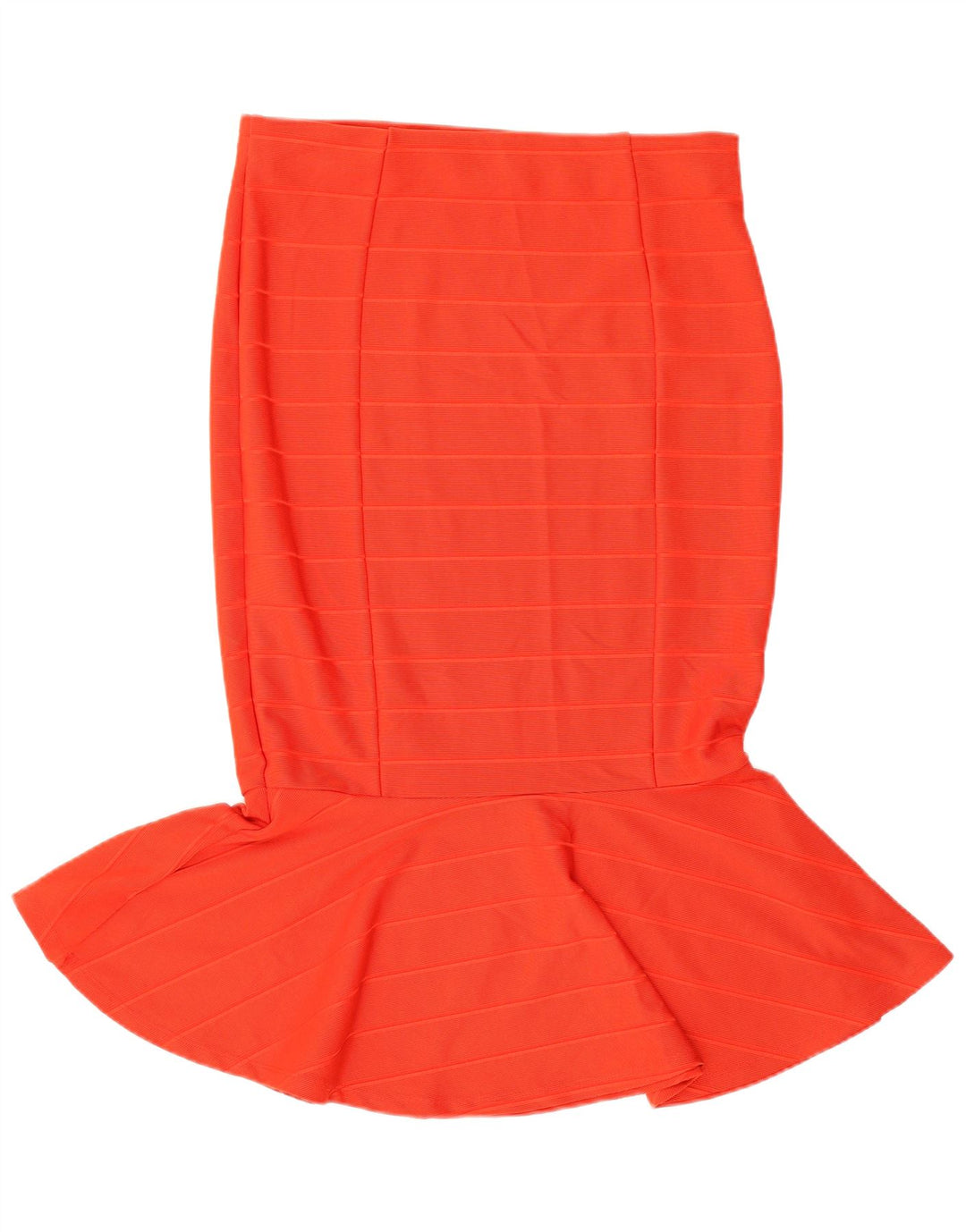 Marks & Spencer Damen Meerjungfrauenrock UK 14 Large W32 Rot gestreiftes Polyester