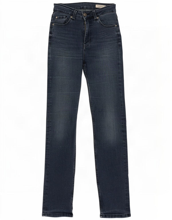 Marks & Spencer Damen The Sienna Straight Jeans UK 8 Small W26 L30 Blau