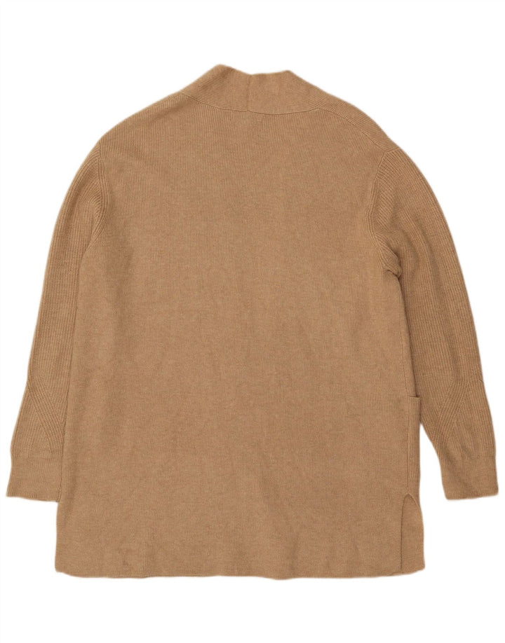 Marks & Spencer Damen-Strickjacke, übergroß, lang, Gr. 18, XL, Beige